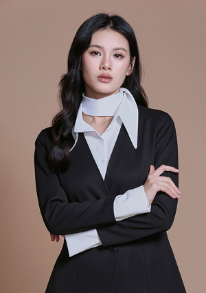 女士正装人物肖象